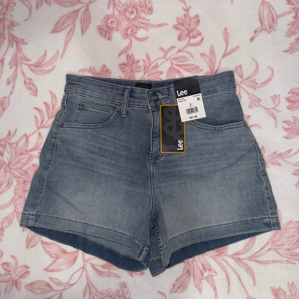 Lee Women's Blue Denim Shorts